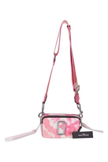 Marc Jacobs The TieDye Snapshot Pink Crossbody Bag