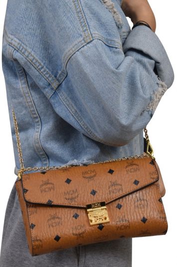 Mcm millie flap crossbody deals