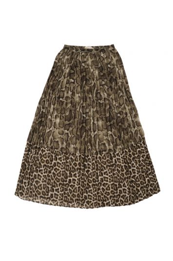 Michael Kors AnimalPrint  A Line Skirt