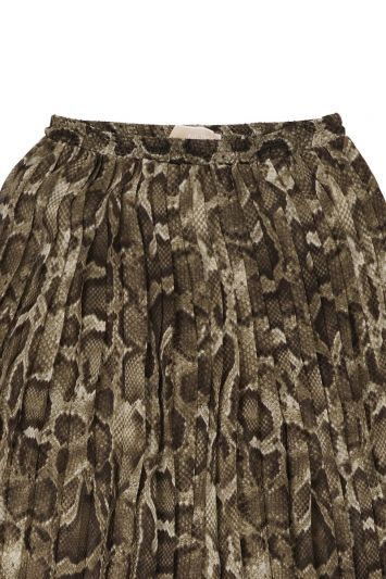 Michael Kors AnimalPrint  A Line Skirt