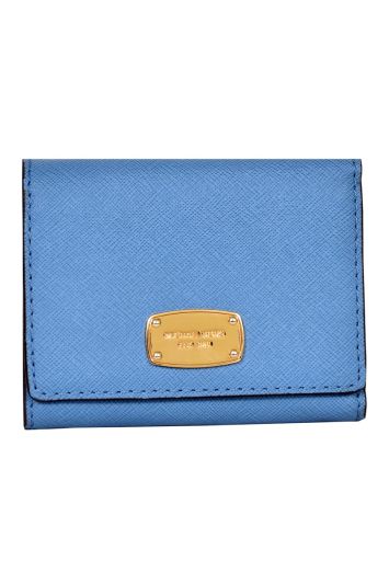 Michael Kors Blue Bi- Fold Wallet