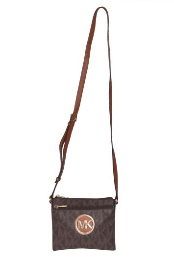 Michael kors fulton brown large crossbody bag 32f3gftc3b 2025