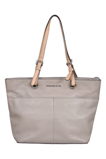 Michael Kors Grey Saffiano Leather Tote Bag