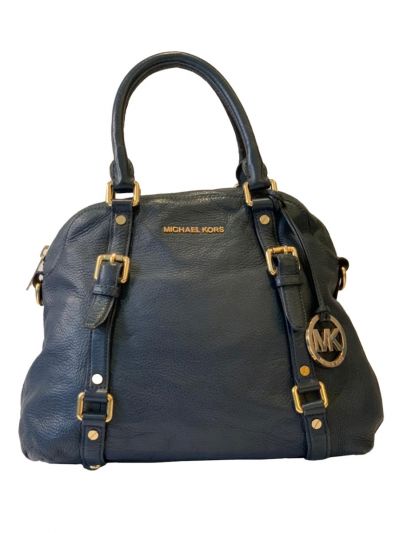 MICHAEL KORS HAMILTON SAFFIANO LEATHER SATCHEL BAG 