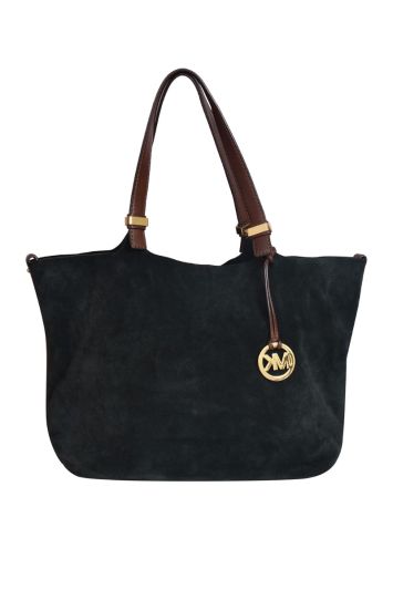 Michael Kors Large Suede Jet Set Tote Bag