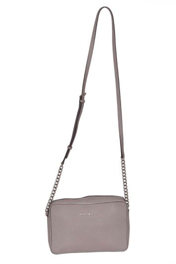 Michael+Kors+Jet+Set+Travel+Medium+Pouchette+Crossbody+Bag+-+Gray