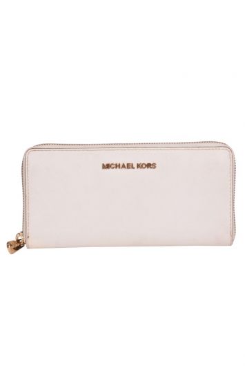 Michael Kors Leather Zip Around Continental Wallet