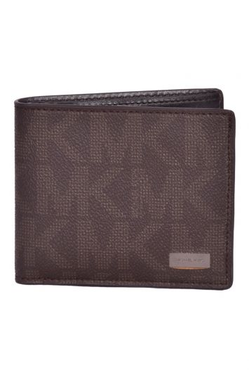 Michael Kors Men’s Jet Set Monogram Bi - fold Wallet