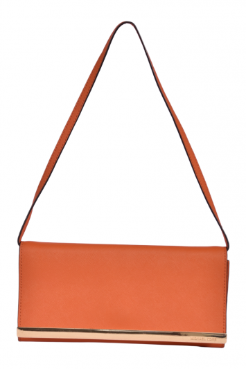 Michael Kors Orange Leather Sling Bag