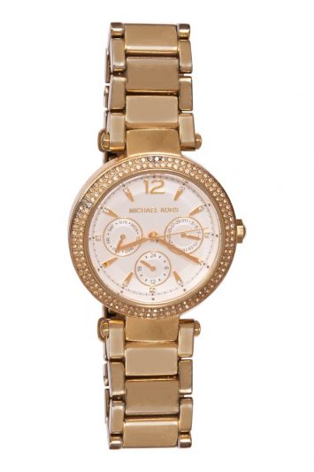 Michael Kors Parker White Dial Analog Watch