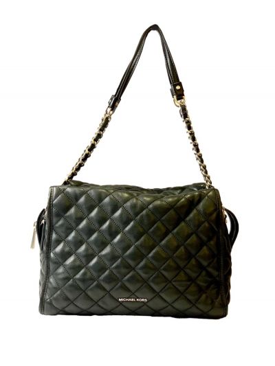 MICHAEL KORS QUILTED LATHER SHOULDER BAG