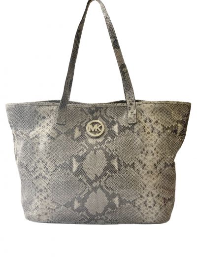 Michael Kors Snake Skin Print Tote Bag