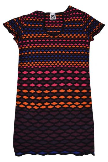 Missoni Multicolor Geometric Knit Dress