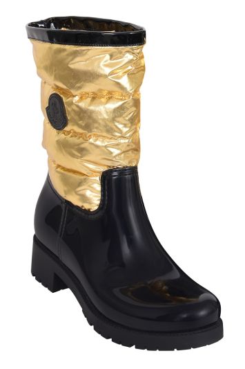 Moncler Puffer Gisele Metallic Boots