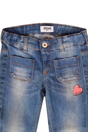 Moschino Mid Wash Straight Jeans