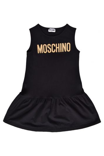 Moschino Sequin Logo Dress