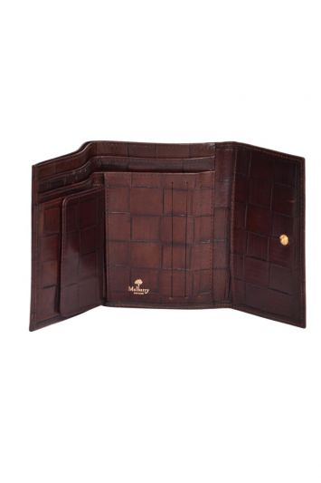 Mulberry Brown Exotic Leather Wallet