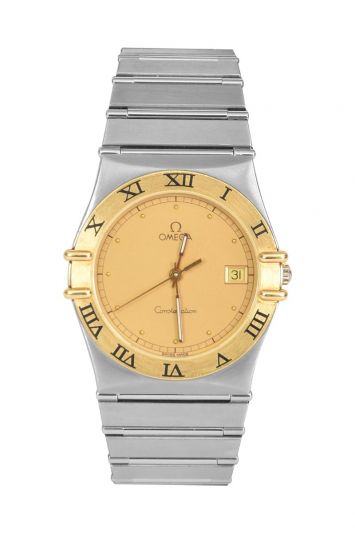 OMEGA CONSTELLATION CHAMPAGNE DIAL UNISEX WATCH