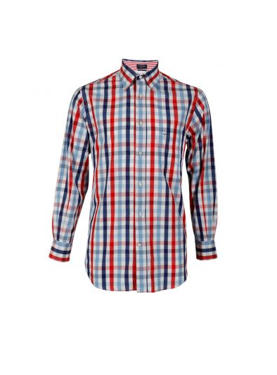 PAUL & SHARK CLASSIC CHECKS LOGO SHIRT