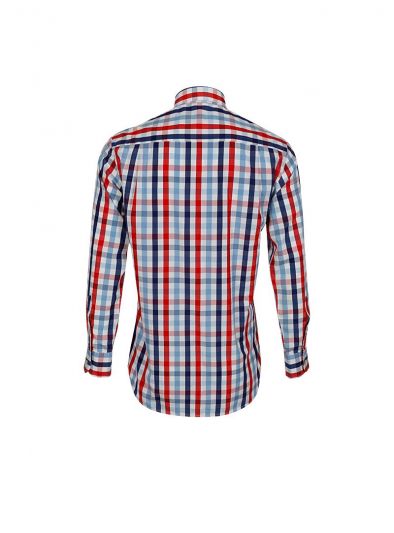 PAUL & SHARK CLASSIC CHECKS LOGO SHIRT