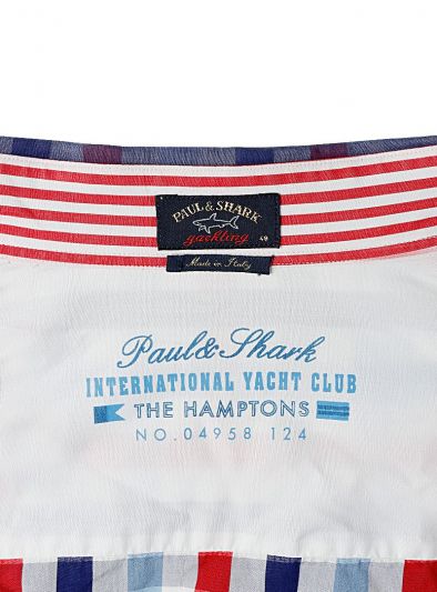 PAUL & SHARK CLASSIC CHECKS LOGO SHIRT