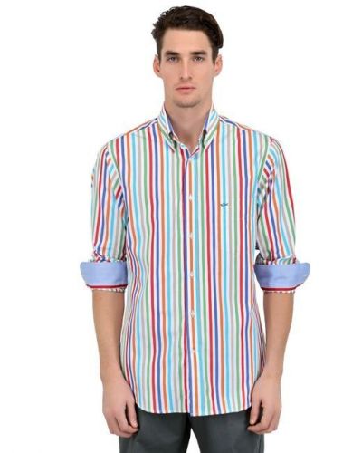 PAUL & SHARK MULTICOLORED STRIPES SHIRT