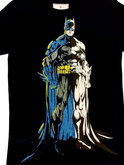 PHILIPP PLEIN BATMAN STUDDED T SHIRT