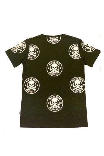 PHILIPP PLEIN PRINTED STAMP T SHIRT