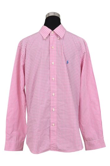 Polo Ralph Lauren Checkered Pink Shirt