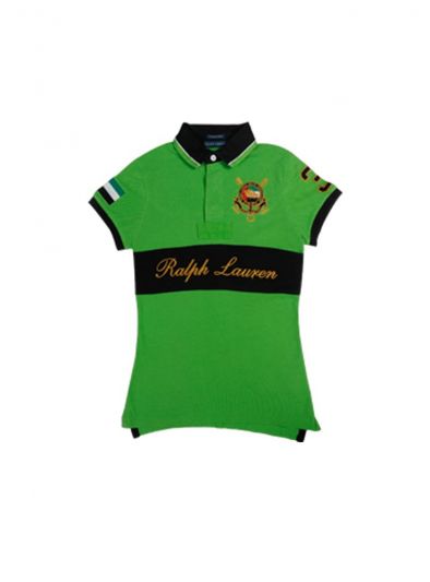 POLO RALPH LAUREN GREEN POLO T- SHIRT