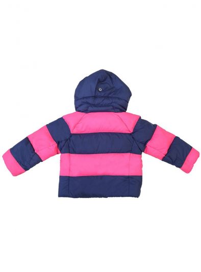 POLO RALPH LAUREN PINK & PURPLE QUILTED DOWN FEATHER HOODIE