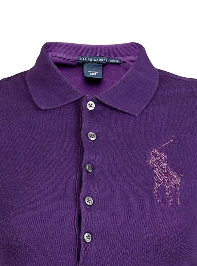 POLO RALPH LAUREN PLUM POLO T- SHIRT