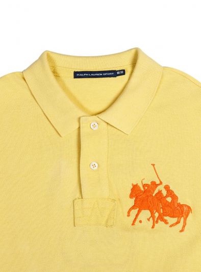 POLO RALPH LAUREN YELLOW POLO T- SHIRT