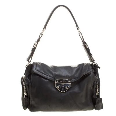 PRADA ANTIC EASY PUSHLOCK SHOULDER BAG