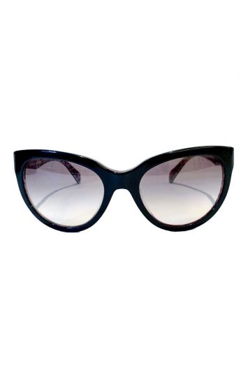 PRADA BLACK CAT EYE SUNGLASSES