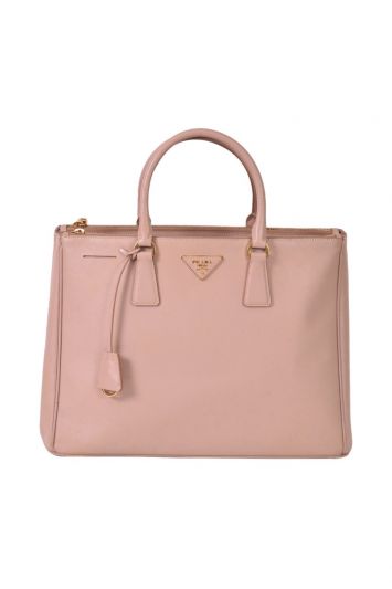 Prada Cameo Double Zip Saffiano Lux Tote Bag