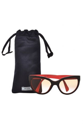 PRADA CLASSIC SALMON CAT EYE SUNGLASSES