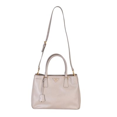 PRADA CLAY GREY GALLERIA BAG