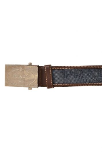 PRADA DENIM BI COLORED BELT