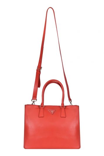 Prada Red Saffiano Large Tote Bag