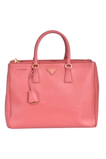 Prada Rose Galleria Saffiano Leather Handbag