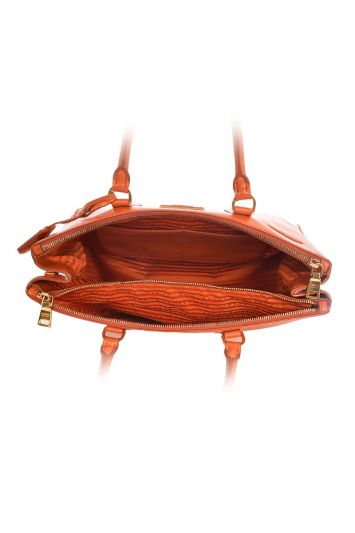 Prada Saffiano Lux Medium Double Zip Tote Bag