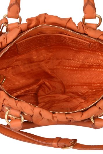 Prada Tessuto Gaufre Nylon Shoulder Bag