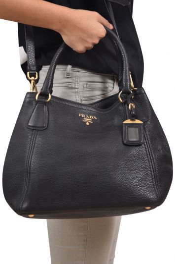 Prada Vitello Daino Leather Tote Bag