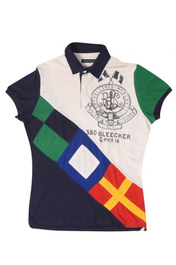 RALPH  LAUREN  BLEECKER POLO Q PIER T-SHIRT