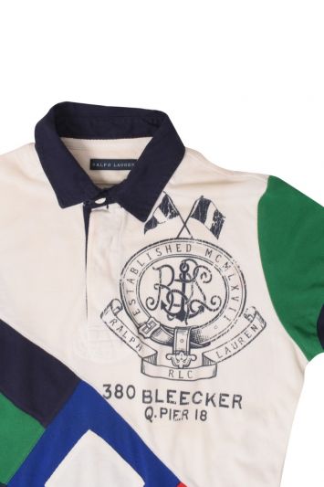 RALPH  LAUREN  BLEECKER POLO Q PIER T-SHIRT