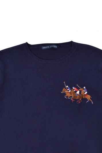 Ralph Lauren Blue Logo Sweater
