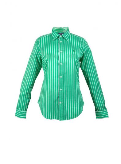 RALPH LAUREN GREEN STRIPED SHIRT