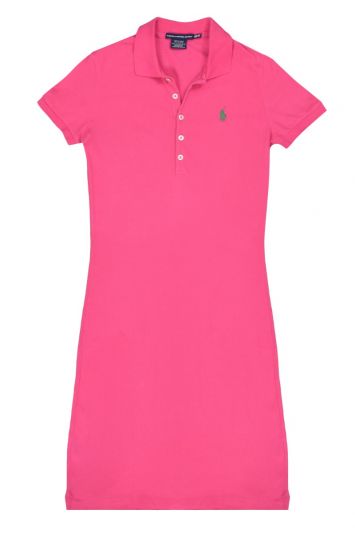 Ralph Lauren Sport Pink Polo T-Shirt Dress