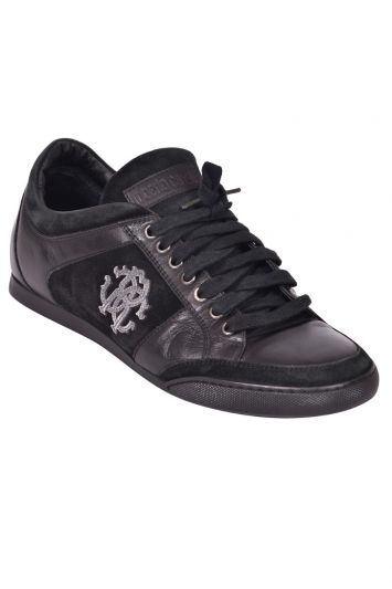 Roberto Cavali RC Monogram Low Top Sneakers